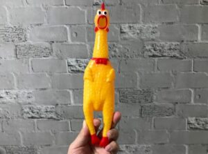 ダイソー おもちゃ『押すと鳴く鶏』の商品紹介！サイズや価格は？